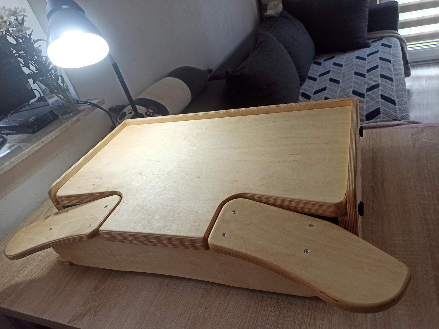 Workbench tabletop, watchmaker bench, jewelry makes tool, work table adjustable height plywood