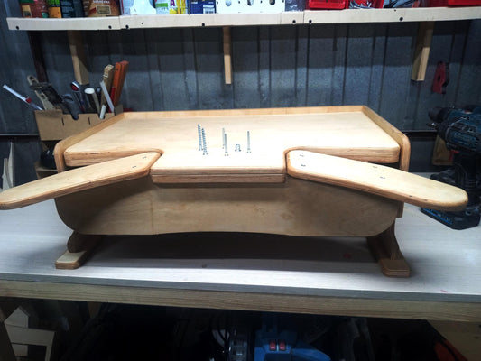 Workbench tabletop, watchmaker bench, jewelry makes tool, work table adjustable height plywood